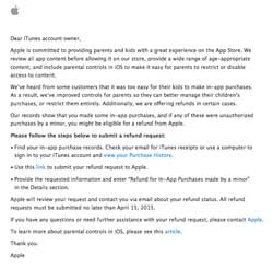 Apple Addresses Unauthorized Purchases by Minors